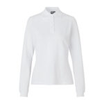 Langærmet poloshirt | stretch | dame