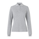 Langærmet poloshirt | stretch | dame
