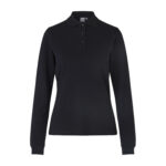Langærmet poloshirt | stretch | dame
