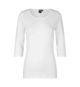 Stretch T-shirt | ¾ ærmet | dame