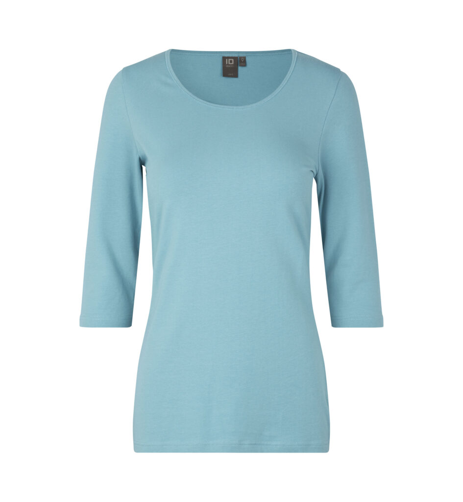 Stretch T-shirt | ¾ ærmet | dame