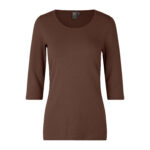 Stretch T-shirt | ¾ ærmet | dame
