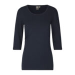 Stretch T-shirt | ¾ ærmet | dame