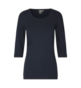 Stretch T-shirt | ¾ ærmet | dame