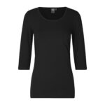 Stretch T-shirt | ¾ ærmet | dame