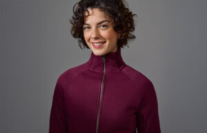 Sweat cardigan | zip | dame