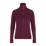 Sweat cardigan | zip | dame