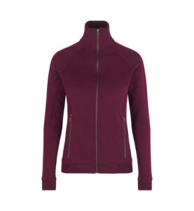 Sweat cardigan | zip | dame