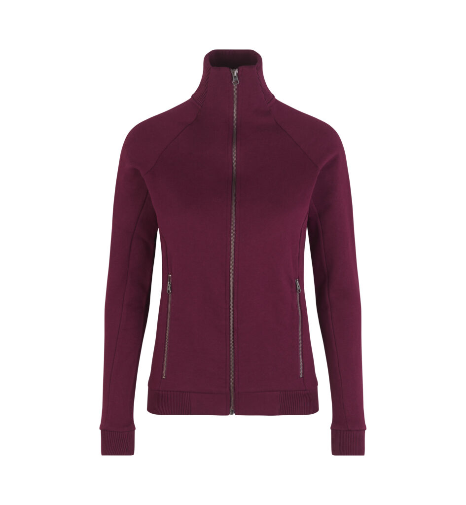 Sweat cardigan | zip | dame