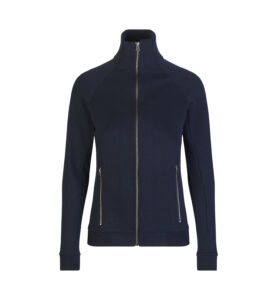 Sweat cardigan | zip | dame