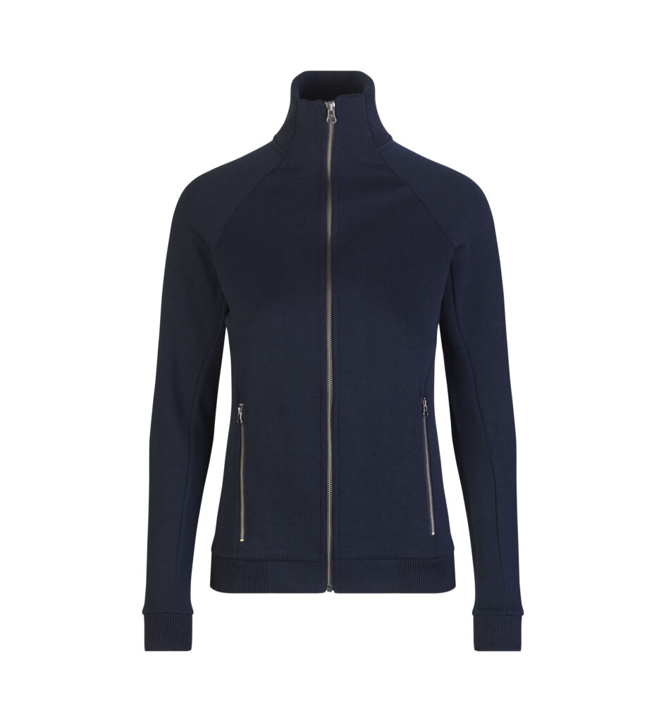 Sweat cardigan | zip | dame