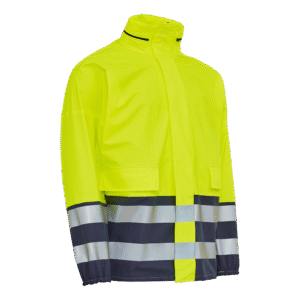 PU visible regnjakke med reflekser