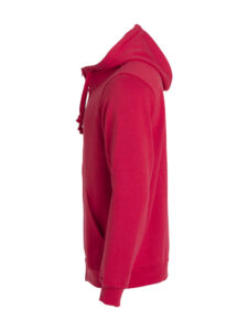 Basic Hoody Full Zip - Rød
