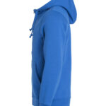 Basic Hoody Full Zip - Kongeblå