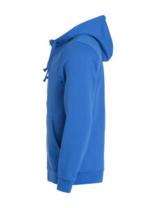 Basic Hoody Full Zip - Kongeblå