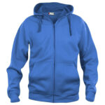 Basic Hoody Full Zip - Kongeblå