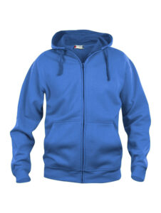 Basic Hoody Full Zip - Kongeblå