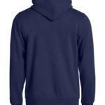Basic Hoody Full Zip - dansk marineblå