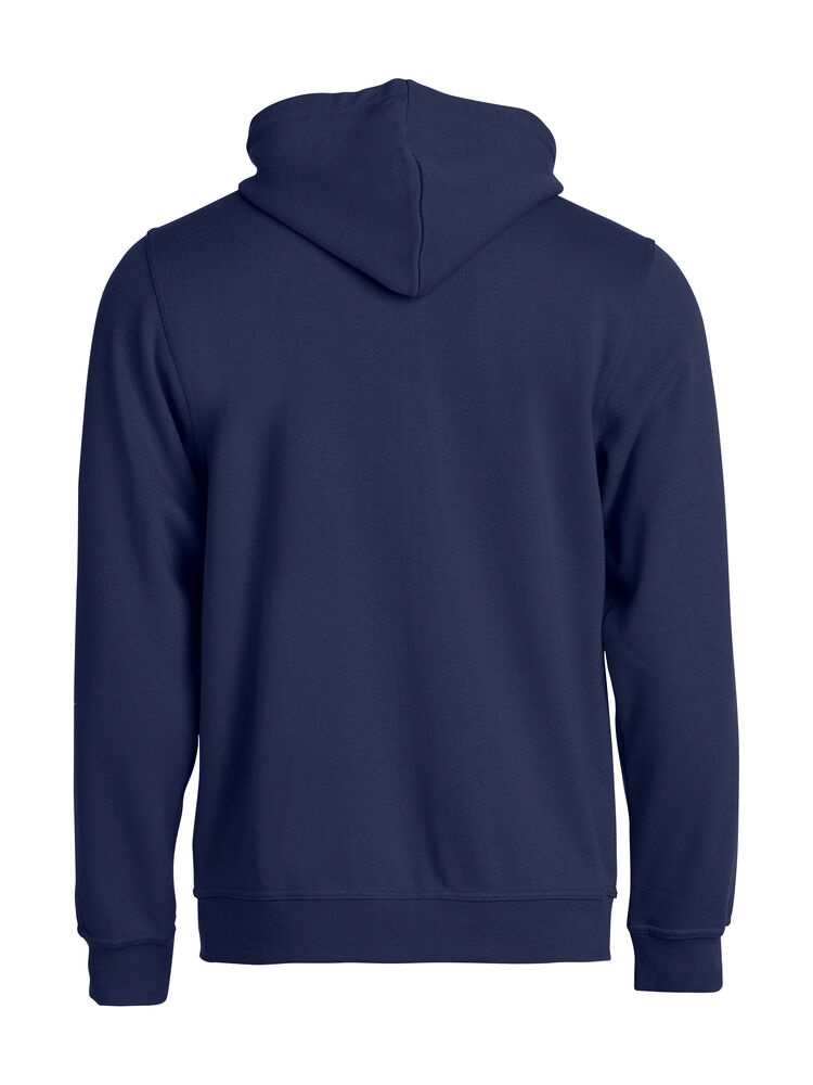 Basic Hoody Full Zip - dansk marineblå