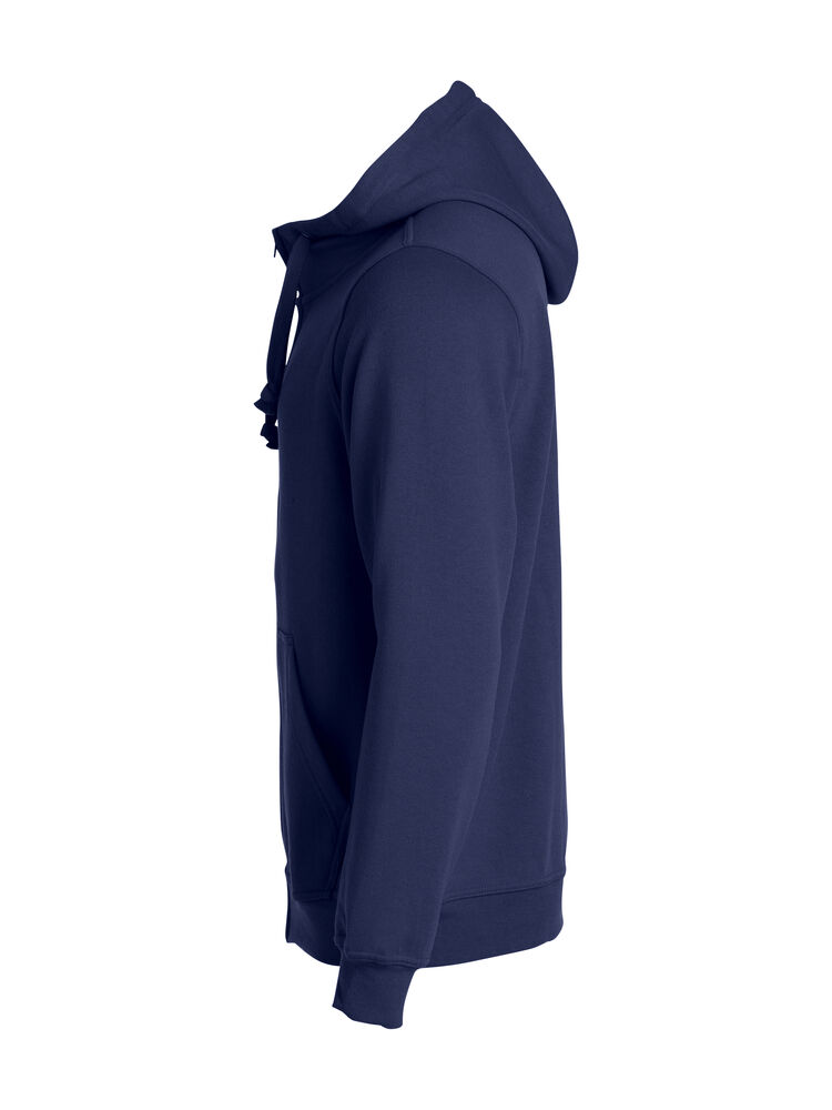 Basic Hoody Full Zip - dansk marineblå