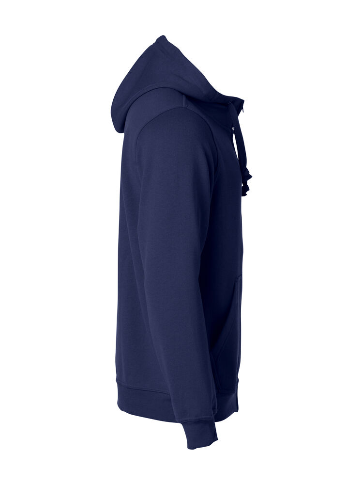 Basic Hoody Full Zip - dansk marineblå