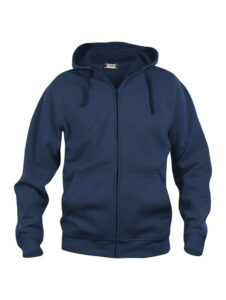 Basic Hoody Full Zip - dansk marineblå