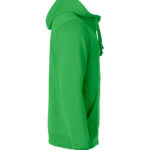 Basic Hoody Full Zip - æble grøn