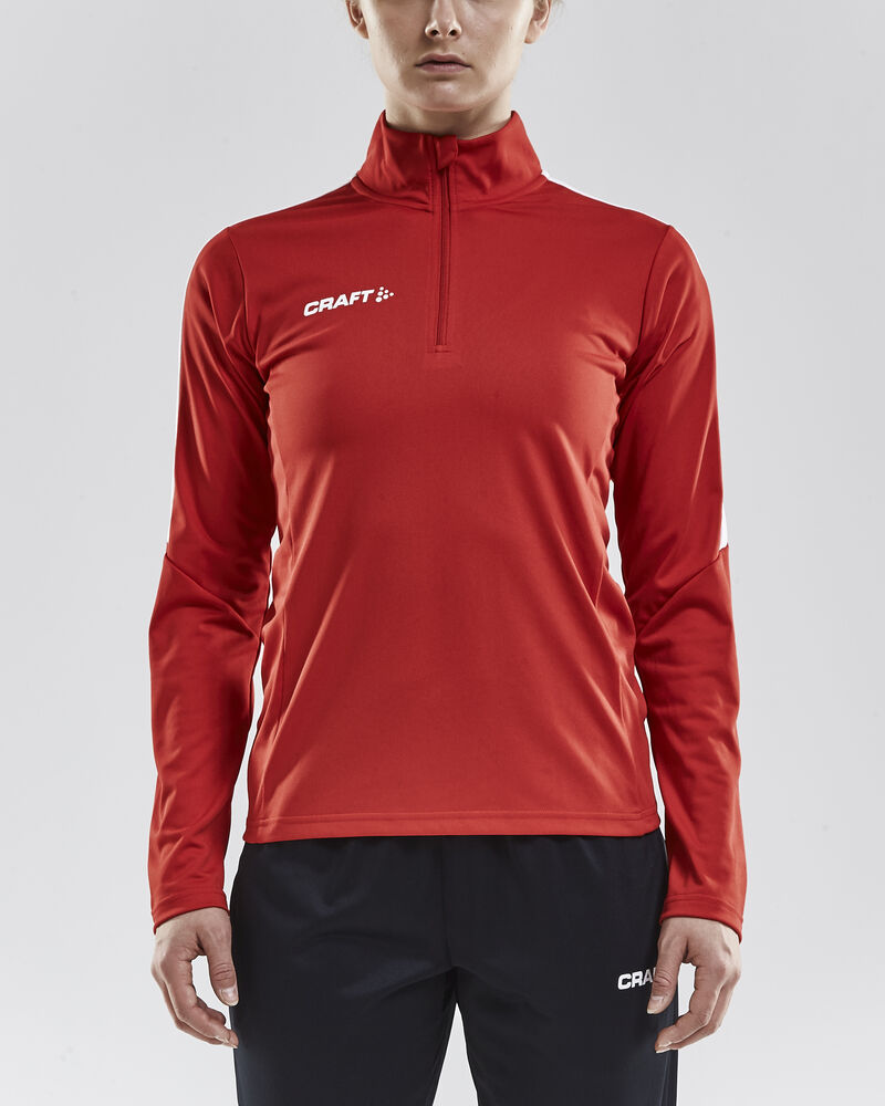 Progress Halfzip Ls Tee W