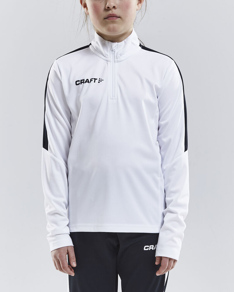 Progress Halfzip Ls Tee Jr
