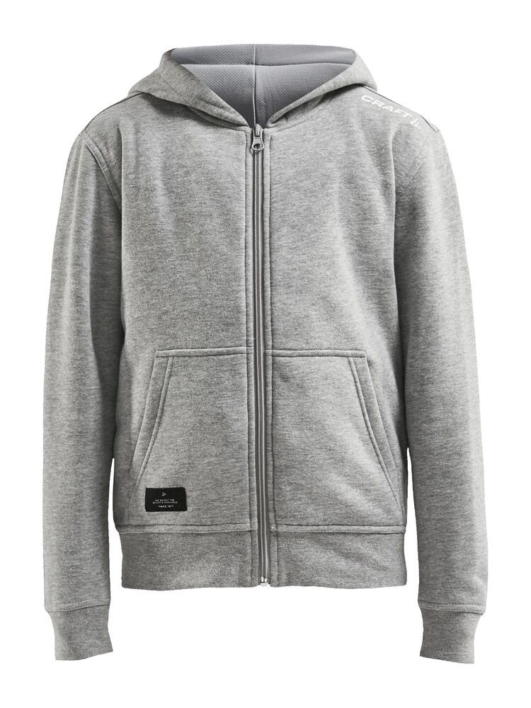 Community FZ Hoodie Jr - Grey Melange