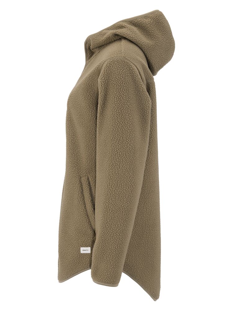 Join Pile Fleece FZ Hood W