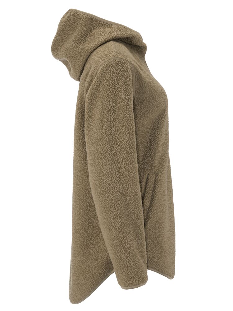 Join Pile Fleece FZ Hood W