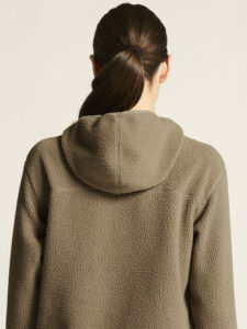Join Pile Fleece FZ Hood W