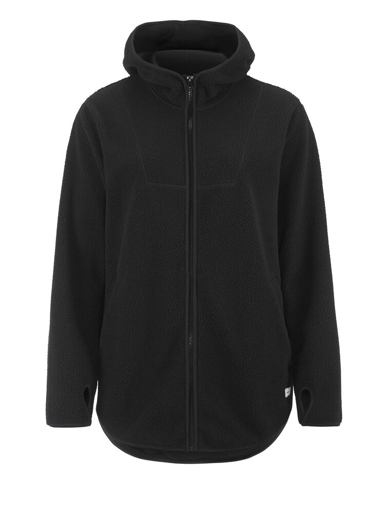 Join Pile Fleece FZ Hood W