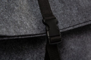 Cykeltaske af filt – R-PET