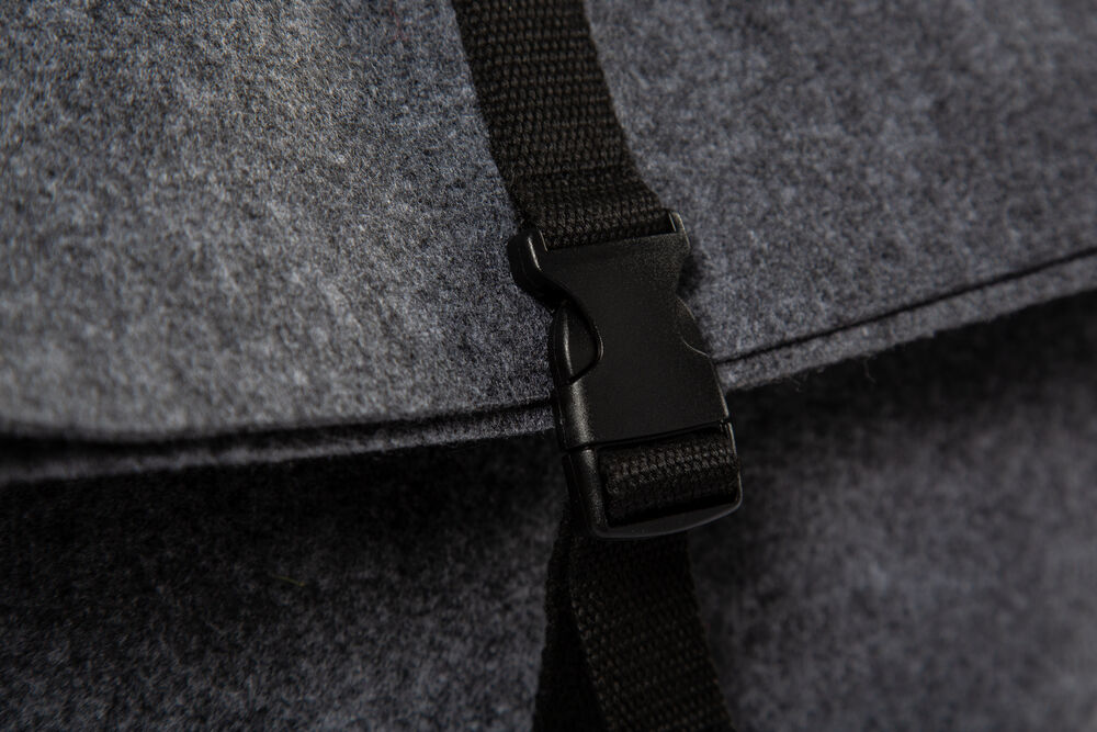Cykeltaske af filt – R-PET