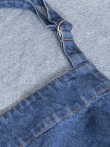 Forklæde i denim