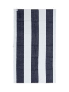 Stribet badehåndklæde
