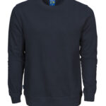 2124  SWEATSHIRT MED RUND HALS I BOMULD