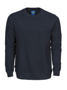 2124  SWEATSHIRT MED RUND HALS I BOMULD