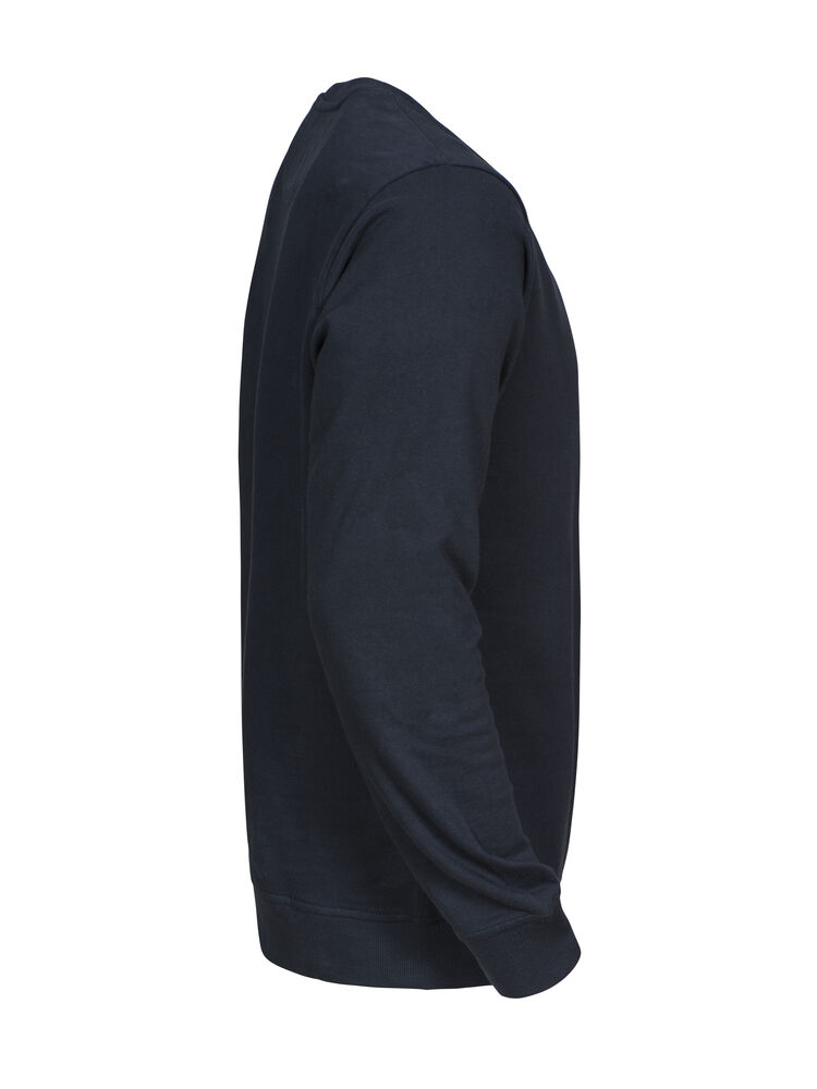 2124  SWEATSHIRT MED RUND HALS I BOMULD