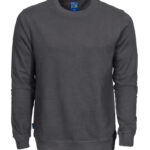 2124  SWEATSHIRT MED RUND HALS I BOMULD