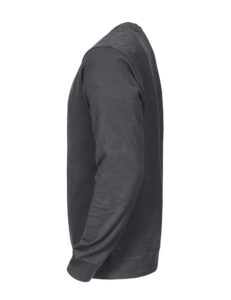 2124  SWEATSHIRT MED RUND HALS I BOMULD