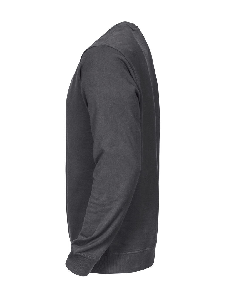 2124  SWEATSHIRT MED RUND HALS I BOMULD