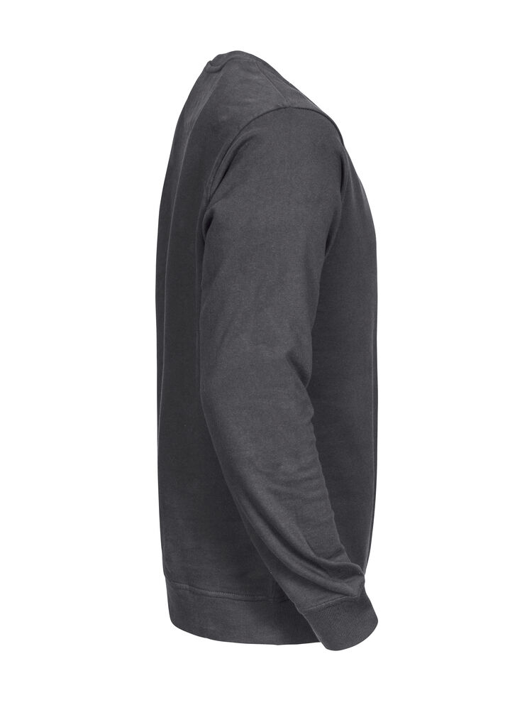 2124  SWEATSHIRT MED RUND HALS I BOMULD