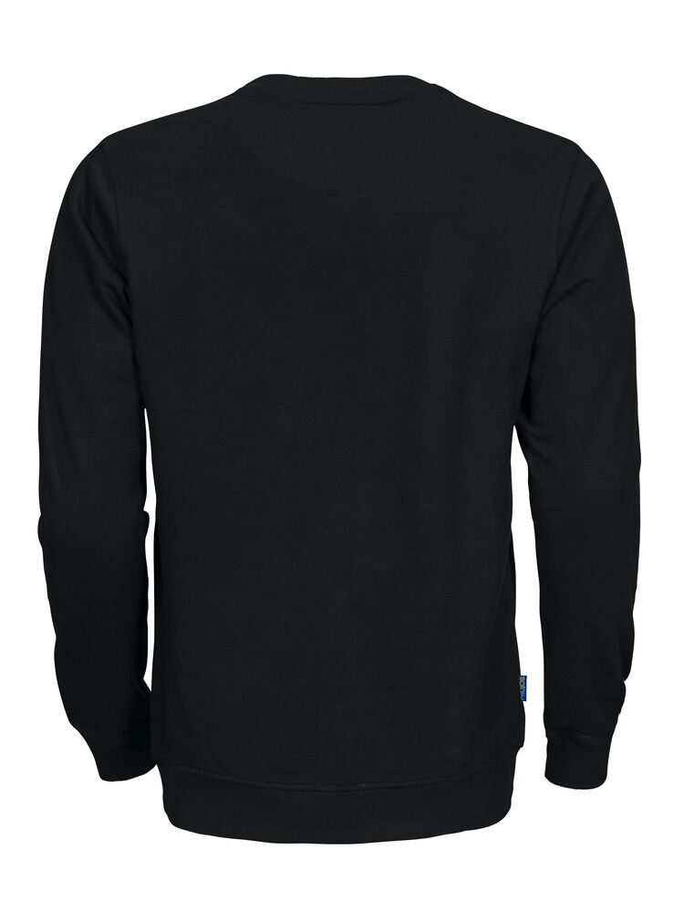 2124  SWEATSHIRT MED RUND HALS I BOMULD