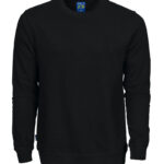 2124  SWEATSHIRT MED RUND HALS I BOMULD