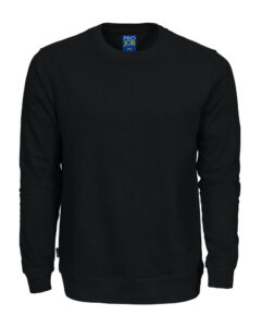 2124  SWEATSHIRT MED RUND HALS I BOMULD