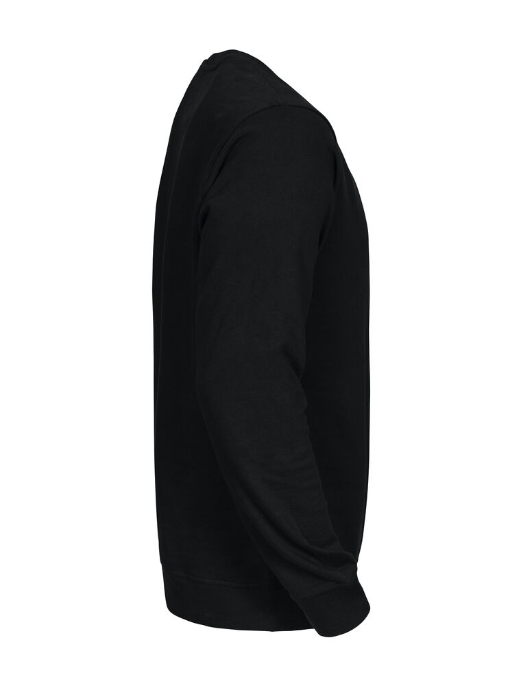 2124  SWEATSHIRT MED RUND HALS I BOMULD