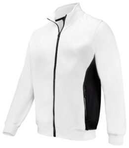 2129 SWEATSHIRT MED GENNEMGÅENDE LYNLÅS